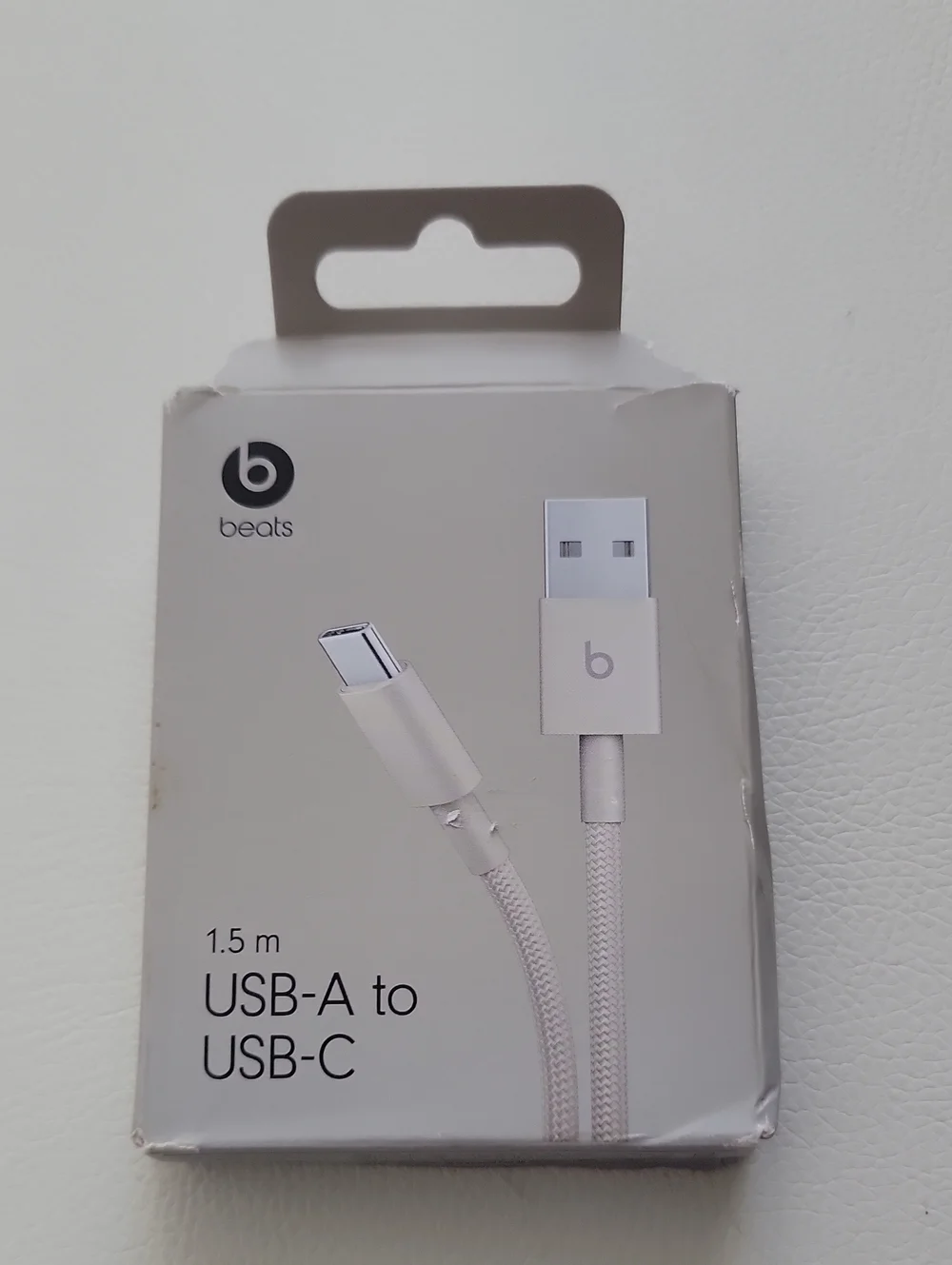 Beats 1.5m USB-A to USB-C Charging Cable - Cream